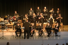 Die Big Band in Aktion
